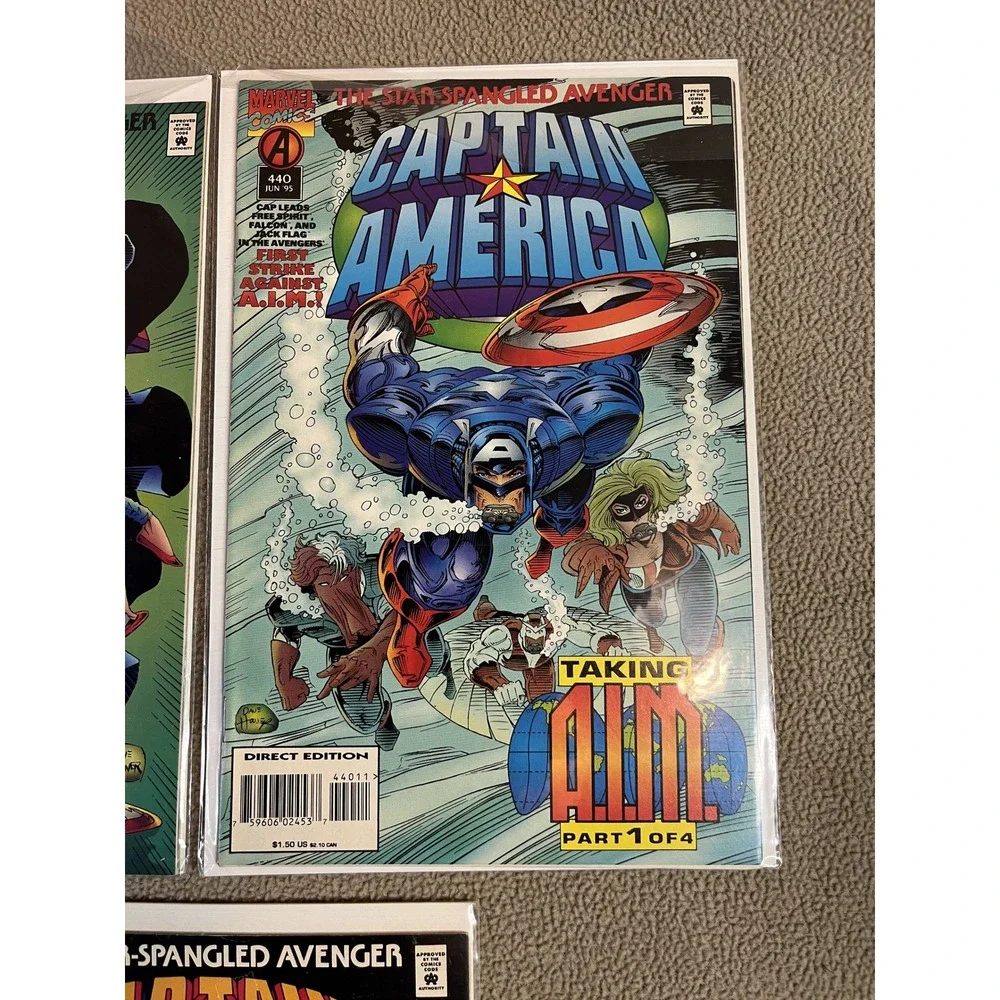 Marvel Captain America The Star Spangled Avenger‎ Comic Lot 438 439 440 441 443